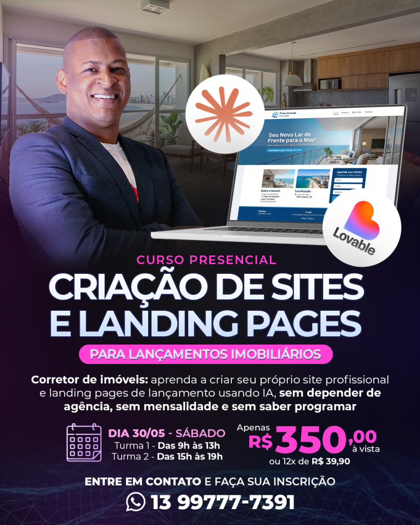 Curso de criação de landing page com inteligência artificial